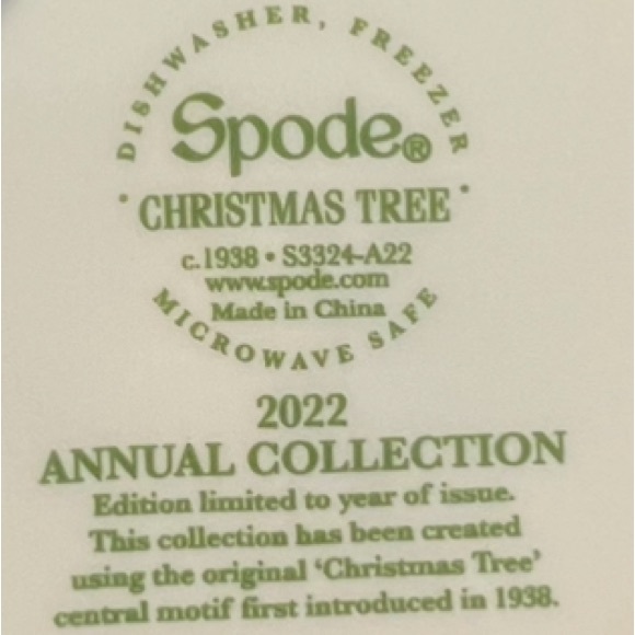 Spode 2022 Christmas Tree 6” Revere Bowl 🎄🎄🎄 - Picture 9 of 12